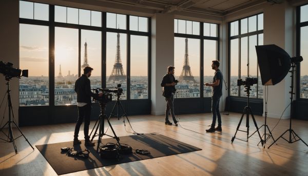 Comment se déroule un tournage vidéo professionnel avec une boîte de production à paris ?